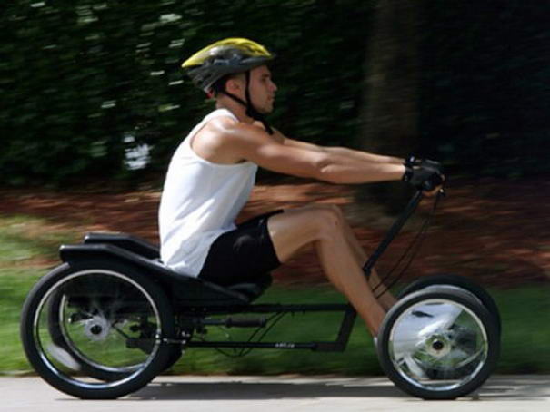 gambar sepeda dengan tangan yang unik