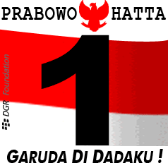 dp bbm animasi bergerah prabowo hatta