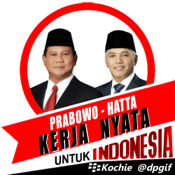 dp bbm animasi gif prabowo nomor 1