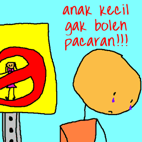 dp bbm gak boleh pacaran