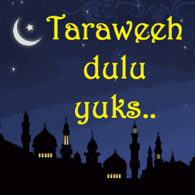 dp bbm tarawih dulu
