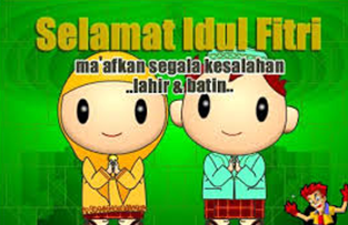 6 gambar lucu ucapan selamat hari raya Idul Fitri terbaru 4