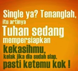 Gambar Foto DP BBM Motivasi Penyemangat Jomblo 7