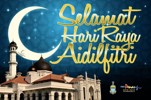 Kad Hari Raya Aidilfitri Untuk Mewarna - Mewarnai n