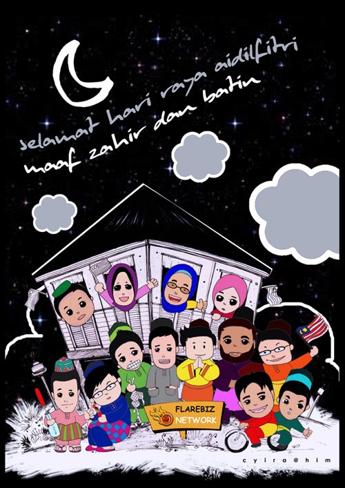  Gambar  Lucu Ucapan Selamat Hari Raya Idul Fitri Bagian 2 